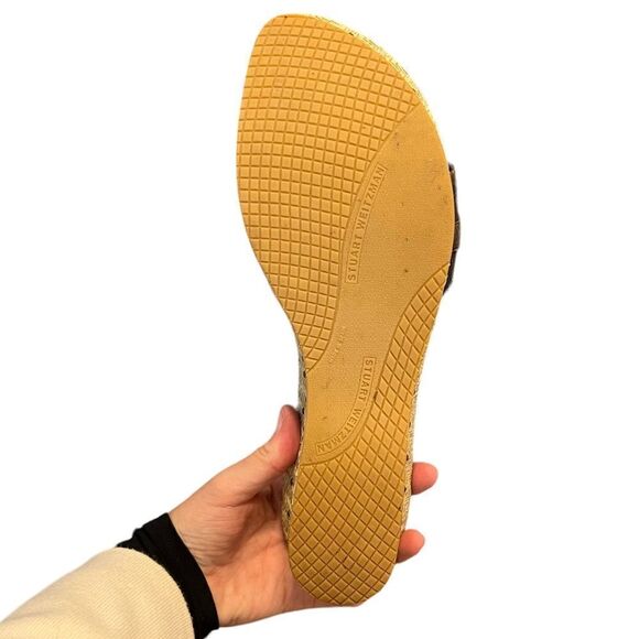 Stuart Weitzman studded wedge sandals - Picture 9 of 11